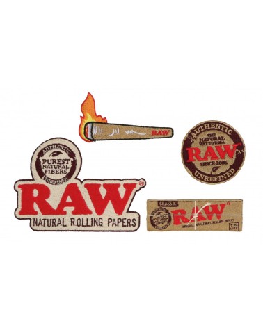 RAW Parches Pack 4 Modelos Unit