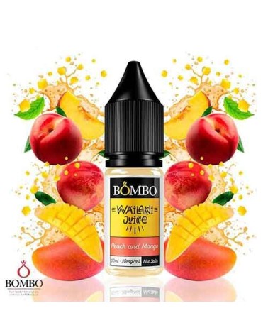 Peach and Mango 10ml - Wailani Juice Nic Salts by Bombo 10mg