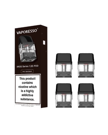 Vaporesso XROS Pod Replacement (Pack 4) 1.2 ohm