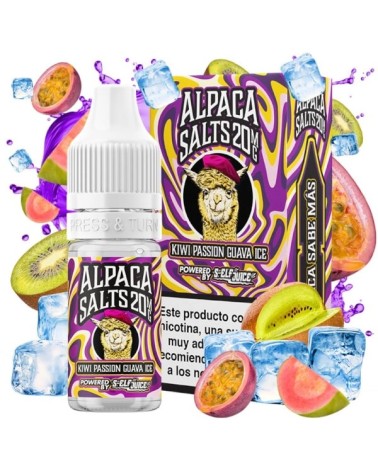 Kiwi Passion Guava Ice 10mg 10ml - Alpaca Salts