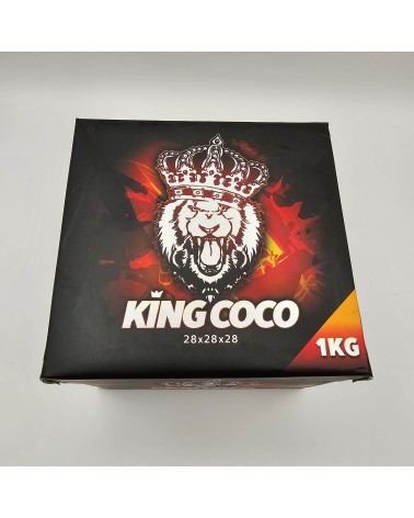 CARBÓN NATURAL KING COCO 1KG 28mm