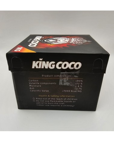 CARBÓN NATURAL KING COCO 1KG 28mm