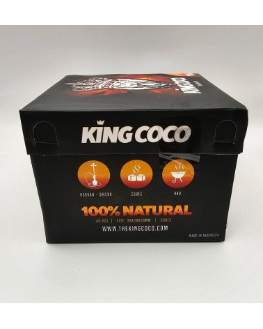 CARBÓN NATURAL KING COCO 1KG 28mm