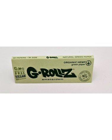 G-ROLLZ | Cáñamo Verde Orgánico - 50 Papeles '1¼'