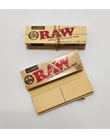 Papel De Fumar Raw 1,1/4 Y Tips